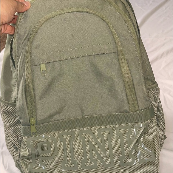 Victoria’s Secret Olive Green School/ Travel Backpack - Picture 1 of 7